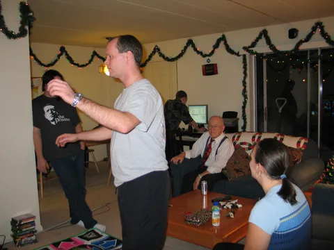There wasn't much chilling at the apartment after the Olive Garden as things quickly turned competitive. 