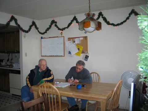 A few pictures of the apartment decorated for Christmas were taken before the decorations were taken down and shipped back to Philly. 