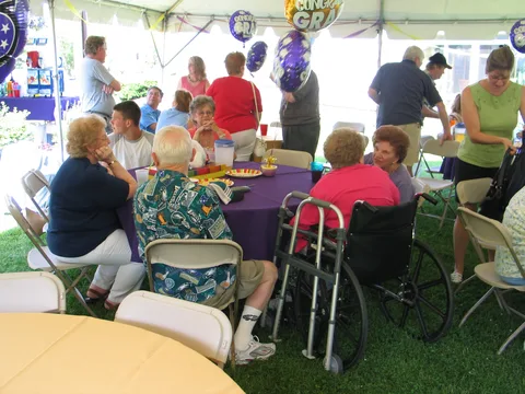 By 3:30pm, the party was in full swing.