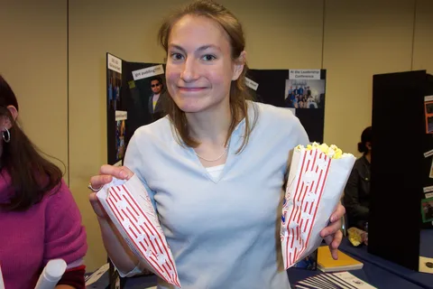 Bridget Daly seems really happy today. 