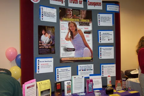 This poster listed the consequences of smoking for all to see.