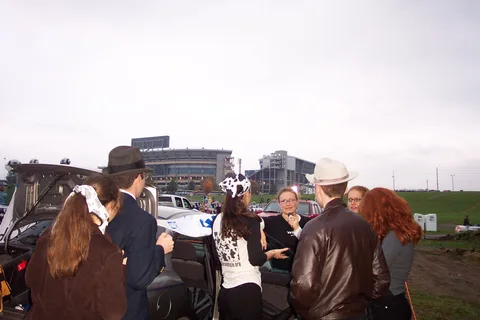 Beaver Stadium, before sunset. 