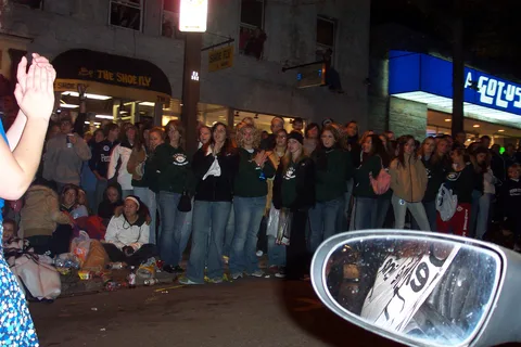 Here, the procession reached Pugh Street. 