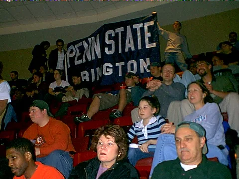 Stadium security promised to show this banner on television, but in the end they did not. 