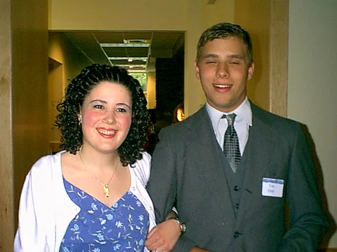 Regina Fetterolf and Tim Gray are having a grand old time.