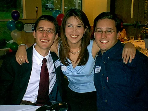 Laura Lindsey with Shawn and Scott Anderson.