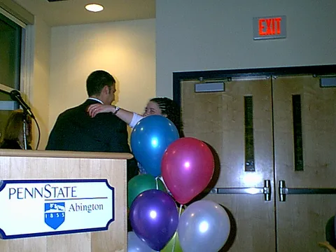 Secretary Regina Fetterolf was the recipient of the Departing Leader award.