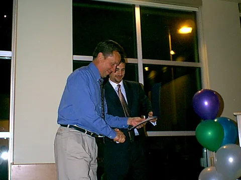 The SGA Special Citation awards are presented to people who helped make the Student Government Association's job easier during the year. Bob Barton received an award in both 2002 and 2003.