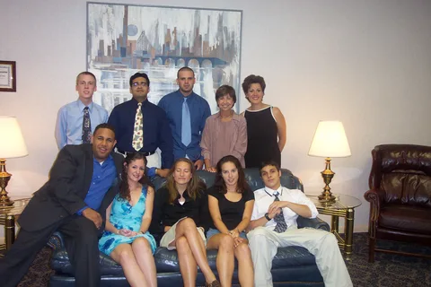 The Abington delegation. From left: (top) Steve Sokolowski, Ninad Pendharkar, Justin DeSenso, Gale Siegal, and Tracy Garnick, (bottom) Luis Ruiz-Alomar, Ashley Martin, Bridget Daly, Matilda Clipner, Soroosh Hashemi