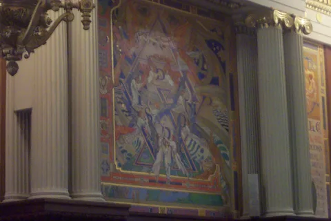 These huge tapestries have hung on the walls since the early 1900s.