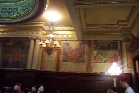 Another picture of the Supreme Court chambers.