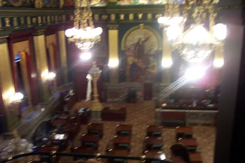 The floor of the Senate chamber, again.