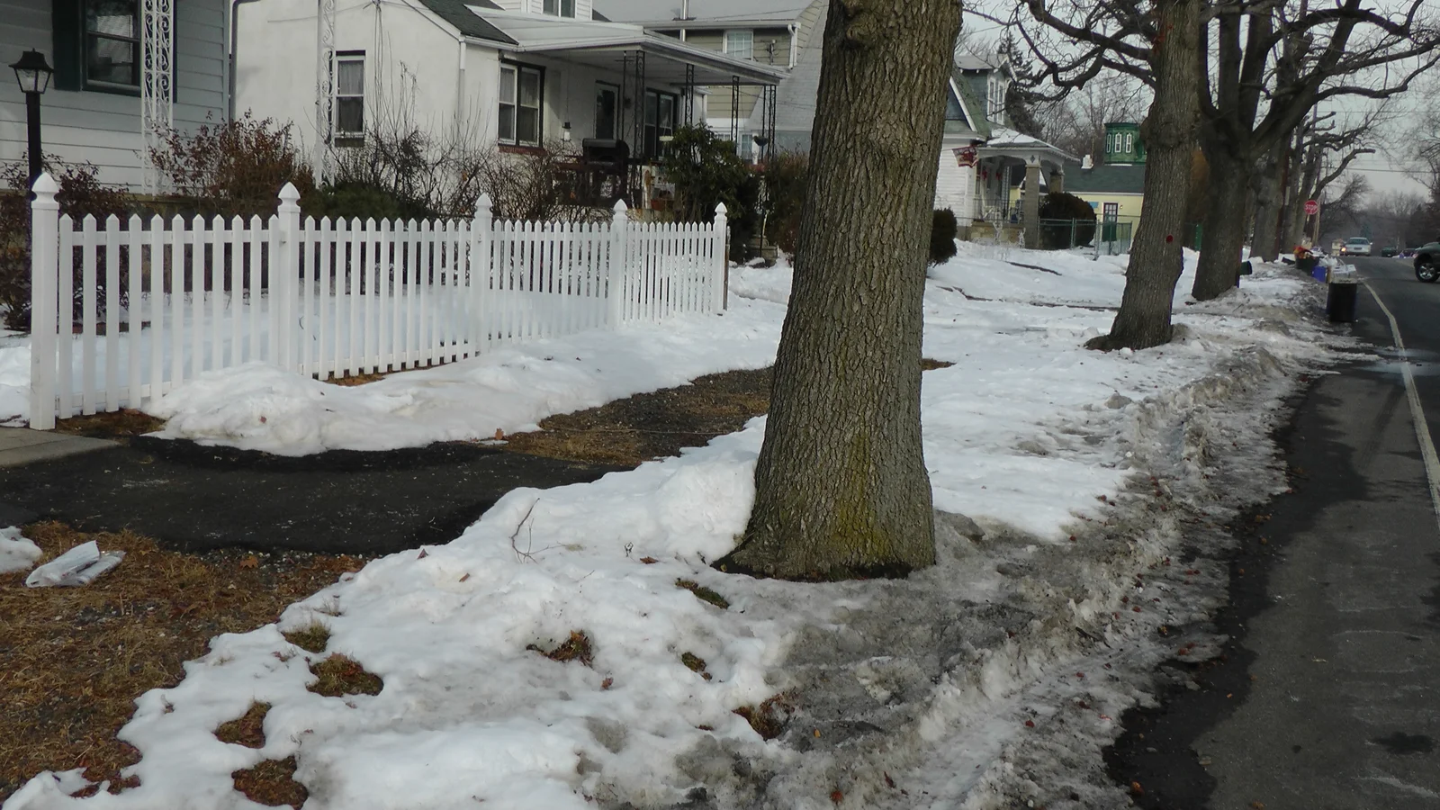 The property is set back from the street by a considerable amount.