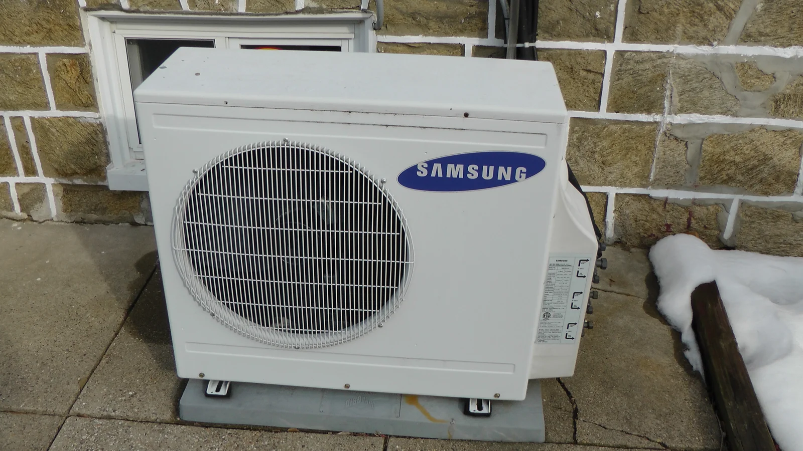 This new air conditioning unit sends cool air to all rooms in the house.
