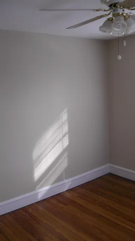 The second bedroom, with the camera rotated 90 degrees to the right.