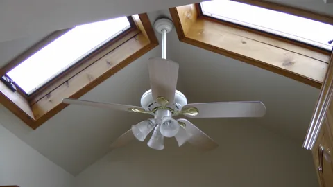 Two skylights illuminate the cooking area with bright natural light.  Were snow not covering the skylights, the sun's rays would shine all the way down into the kitchen.