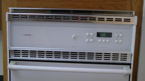 This gas oven is also included in the price of the house.