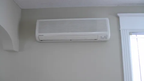 Air conditioning units like these are present in all rooms and are centrally controlled.